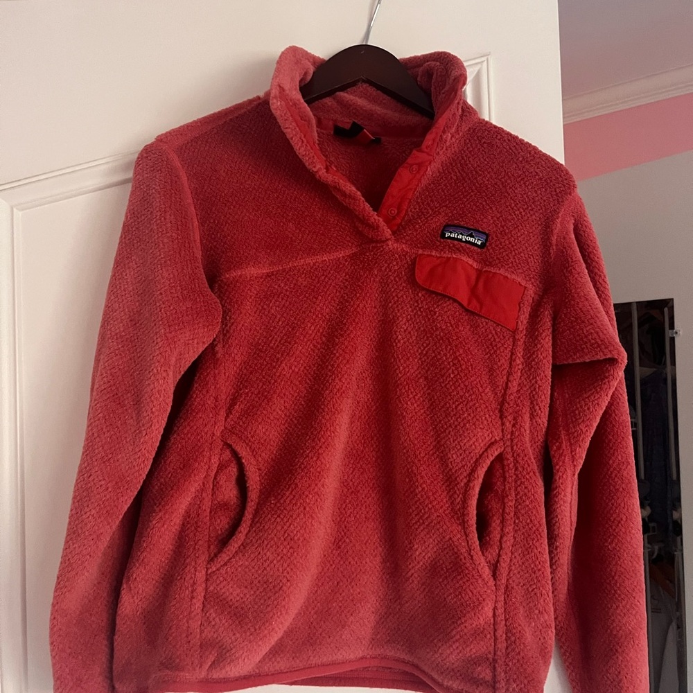 Patagonia Red Fleece Pullover